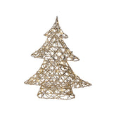 Lumineo BO Micro-Led Metal Tree 10 x 34 x 40cm - Gold/Warm White